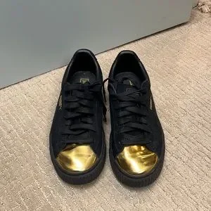Puma fenty gold toe deals